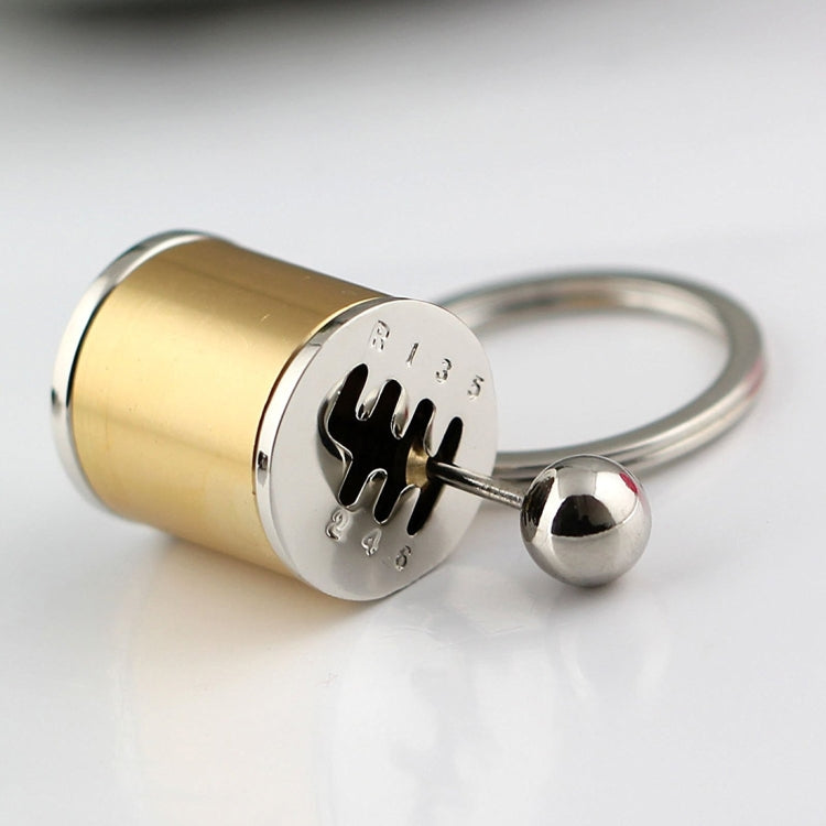 Six-speed Manual Shift Gear Keychain Key Ring Holder(Gold) by buy2fix