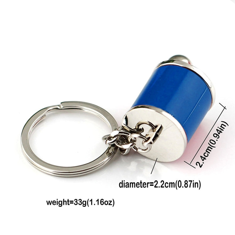 Six-speed Manual Shift Gear Keychain Key Ring Holder(Blue) by buy2fix