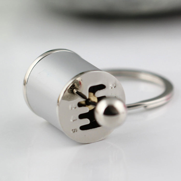 Six-speed Manual Shift Gear Keychain Key Ring Holder(Silver) by buy2fix