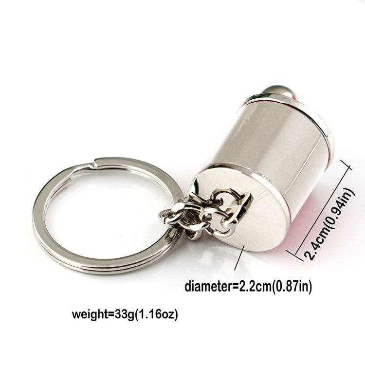 Six-speed Manual Shift Gear Keychain Key Ring Holder(Silver) by buy2fix
