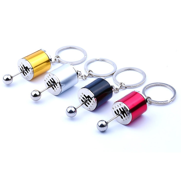 Six-speed Manual Shift Gear Keychain Key Ring Holder(Silver) by buy2fix