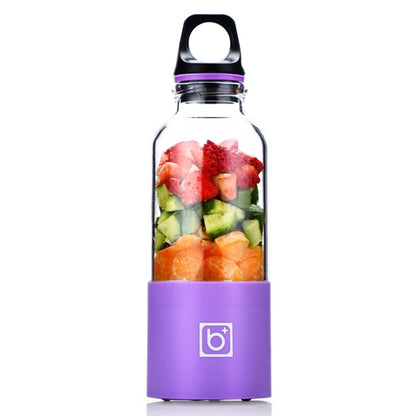 Bingo 500ml Mini Portable USB Rechargeable Electric Juicer Cup  Juicer Blender, 22000 Revolutions Per Minute(Purple) - Electric juicers by buy2fix | Online Shopping UK | buy2fix
