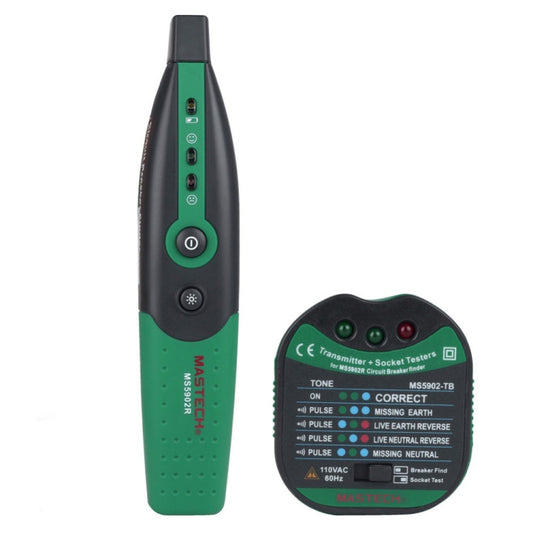 BSIDE MS5902 AC 110V 50Hz Breaker Socket Cable Detector, US Plug - Other Tester Tool by BENETECH | Online Shopping UK | buy2fix