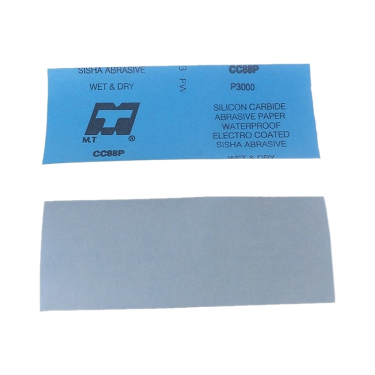 10pcs Grit 8000 Wet And Dry Polishing Grinding Sandpaper，Size: 23 x 9cm (Blue) - Abrasive Tools & Accessories by buy2fix | Online Shopping UK | buy2fix
