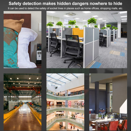 HABOTEST HT107D Multifunctional Digital Display Socket Tester (UK Plug) by HABOTEST