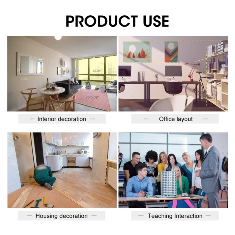 LS-2 25m Rechargeable LCD Digital Laser Rangefinder Distance Meter by buy2fix