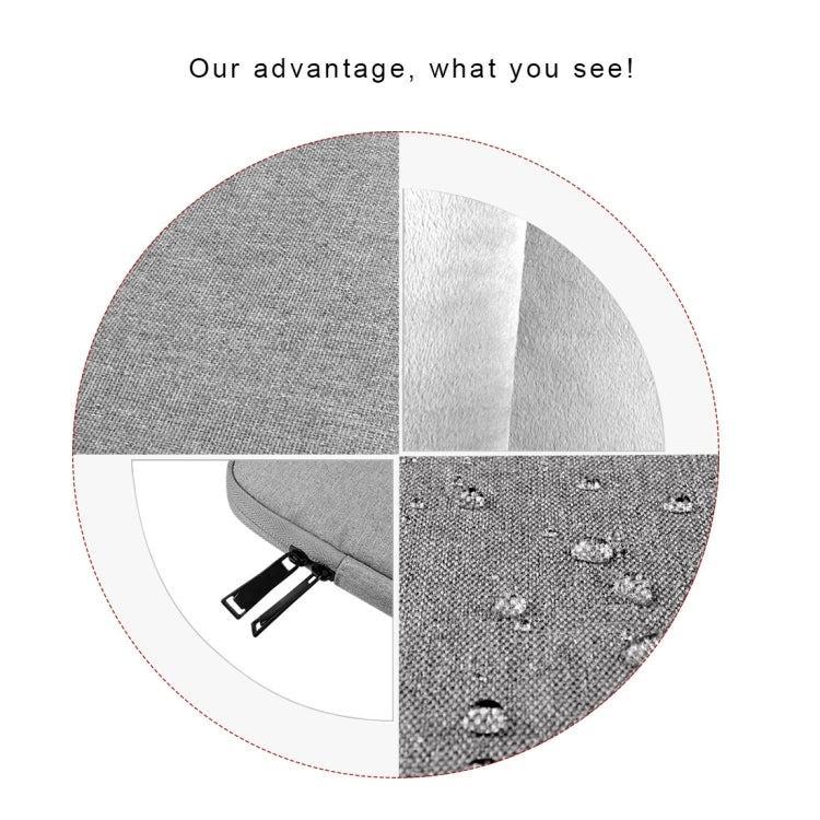 For 15.6 inch and Below Universal Oxford Cloth Business Inner Package Laptop Tablet Bag(Dark Gray) by buy2fix