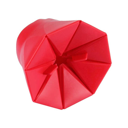 2 PCS Creative Foldable Silicone Microwave Popcorn Maker(Red) - Popcorn Machiner by buy2fix | Online Shopping UK | buy2fix