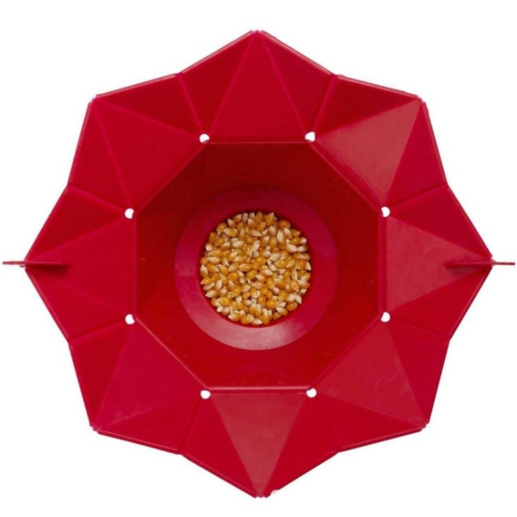 2 PCS Creative Foldable Silicone Microwave Popcorn Maker(Red) - Popcorn Machiner by buy2fix | Online Shopping UK | buy2fix