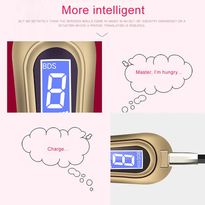 SONGSUN X2 Professional Portable Skin Spot Tattoo Freckle Removal Machine Mole Dot Removing Laser Plasma Beauty Care Pen with LCD Display Screen & 9 Gears Adjustment(Gold) - Beauty Instrument by buy2fix | Online Shopping UK | buy2fix