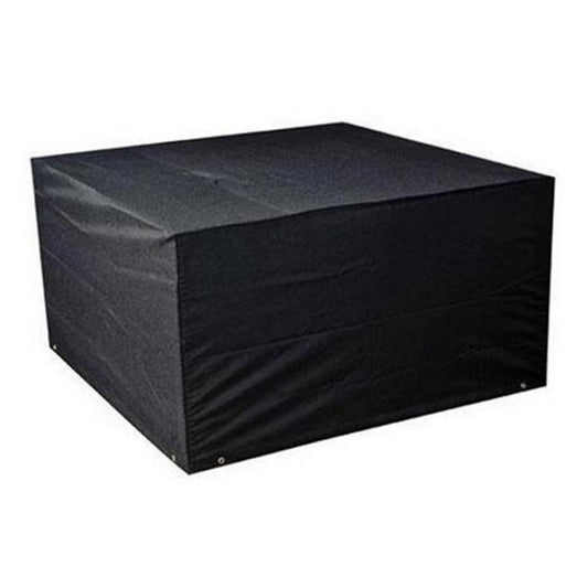 Anti-UV Waterproof Dust-proof 210D Oxford Cloth Folding Table Chairs Protective Cover Outdoor Furniture Set Cover, Size: 213*132*74cm(Black) - Dust Covers by buy2fix | Online Shopping UK | buy2fix