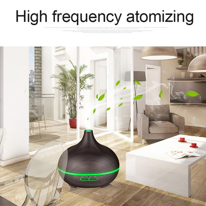 W350 14W 300ML Wood Grain Aromatherapy Air Purifier Humidifier with LED Light for Office / Home Room(Coffee) - Air Purifiers & Accessories by buy2fix | Online Shopping UK | buy2fix