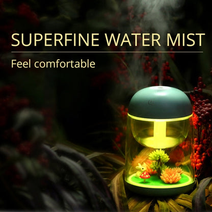 Imycoo WT602 2W Portable Mini Micro Landscape Design USB Charge Aromatherapy Air Humidifier with LED Colorful Light, Water Tank Capacity: 180ml, DC 5V(Blue) - Air Purifiers & Accessories by buy2fix | Online Shopping UK | buy2fix