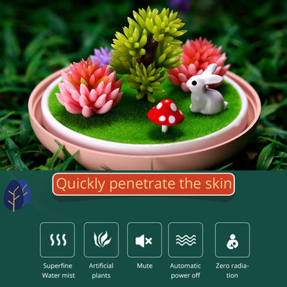 Imycoo WT602 2W Portable Mini Micro Landscape Design USB Charge Aromatherapy Air Humidifier with LED Colorful Light, Water Tank Capacity: 180ml, DC 5V(Blue) - Air Purifiers & Accessories by buy2fix | Online Shopping UK | buy2fix