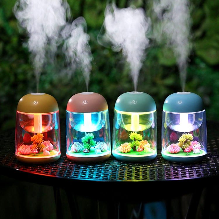 Imycoo WT602 2W Portable Mini Micro Landscape Design USB Charge Aromatherapy Air Humidifier with LED Colorful Light, Water Tank Capacity: 180ml, DC 5V(Blue) - Air Purifiers & Accessories by buy2fix | Online Shopping UK | buy2fix
