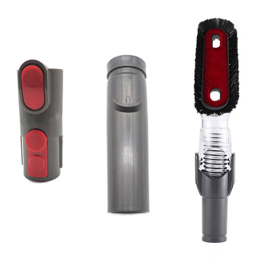 XD996 3 in 1 Handheld Tool Bendable Anti-static Suction Head Kits D931 D928 D907 for Dyson V6 / V7 / V8 / V9 / V10 Vacuum Cleaner - For Dyson Accessories by buy2fix | Online Shopping UK | buy2fix