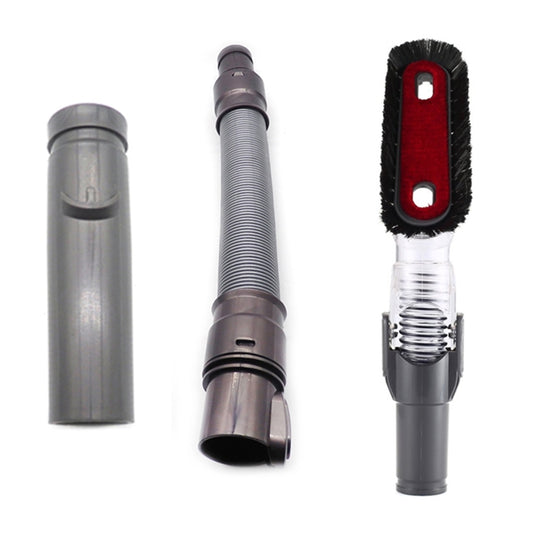 XD997 3 in 1 Handheld Tool Bendable Anti-static Suction Head Kits D920 D928 D907 for Dyson V6 / DC Series Vacuum Cleaner - For Dyson Accessories by buy2fix | Online Shopping UK | buy2fix