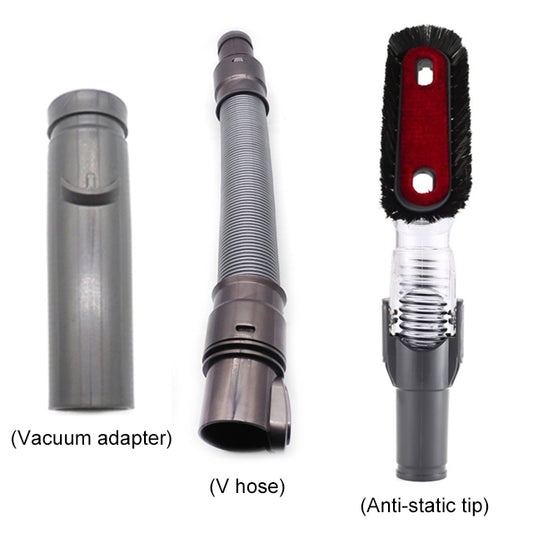 XD997 3 in 1 Handheld Tool Bendable Anti-static Suction Head Kits D920 D928 D907 for Dyson V6 / DC Series Vacuum Cleaner - For Dyson Accessories by buy2fix | Online Shopping UK | buy2fix