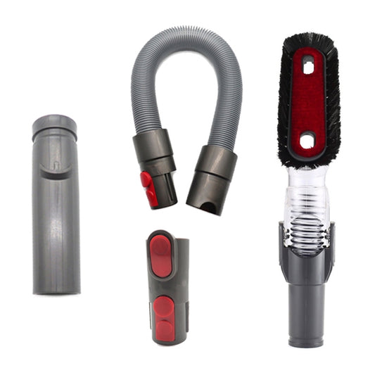 XD998 4 in 1 Handheld Tool Bendable Anti-static Suction Head Kits D931 D928 D918 D907 for Dyson V6 / V7 / V8 / V9 / V10 Vacuum Cleaner - For Dyson Accessories by buy2fix | Online Shopping UK | buy2fix