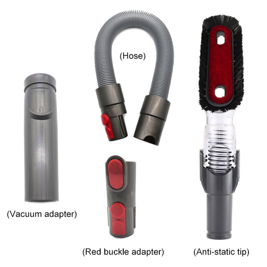 XD998 4 in 1 Handheld Tool Bendable Anti-static Suction Head Kits D931 D928 D918 D907 for Dyson V6 / V7 / V8 / V9 / V10 Vacuum Cleaner - For Dyson Accessories by buy2fix | Online Shopping UK | buy2fix