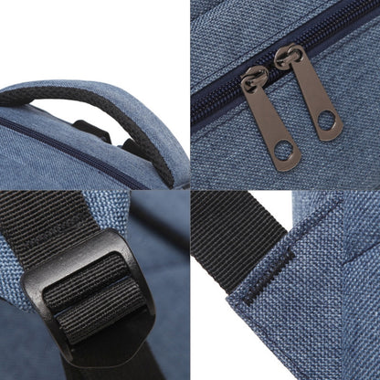 Universal Multi-Function Oxford Cloth Laptop Computer Shoulders Bag Business Backpack Students Bag, Size: 42x30x11cm, For 15.6 inch and Below Macbook, Samsung, Lenovo, Sony, DELL Alienware, CHUWI, ASUS, HP(Blue) by buy2fix