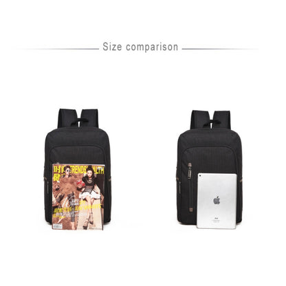 Universal Multi-Function Oxford Cloth Laptop Computer Shoulders Bag Business Backpack Students Bag, Size: 43x29x11cm, For 15.6 inch and Below Macbook, Samsung, Lenovo, Sony, DELL Alienware, CHUWI, ASUS, HP(Black) by buy2fix