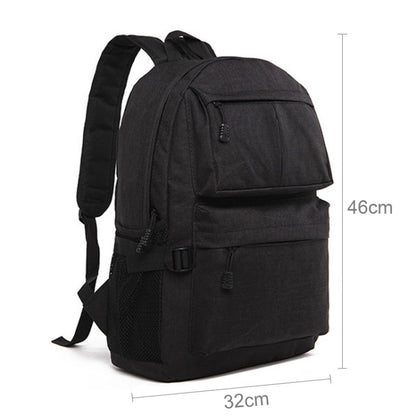 Universal Multi-Function Oxford Cloth Laptop Shoulders Bag Backpack with External USB Charging Port, Size: 46x32x12cm, For 15.6 inch and Below Macbook, Samsung, Lenovo, Sony, DELL Alienware, CHUWI, ASUS, HP(Black) by buy2fix