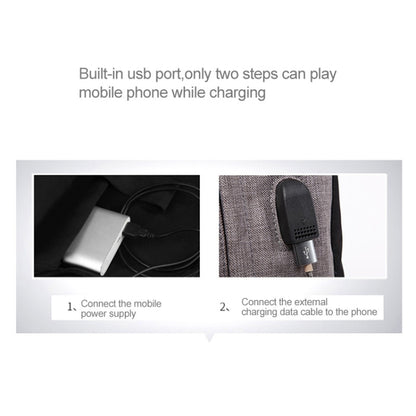 Universal Multi-Function Oxford Cloth Laptop Shoulders Bag Backpack with External USB Charging Port, Size: 46x32x12cm, For 15.6 inch and Below Macbook, Samsung, Lenovo, Sony, DELL Alienware, CHUWI, ASUS, HP(Black) by buy2fix