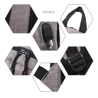 Universal Multi-Function Oxford Cloth Laptop Shoulders Bag Backpack with External USB Charging Port, Size: 46x32x12cm, For 15.6 inch and Below Macbook, Samsung, Lenovo, Sony, DELL Alienware, CHUWI, ASUS, HP(Black) by buy2fix