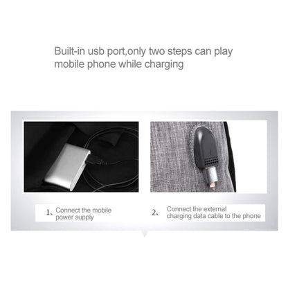 Universal Multi-Function Oxford Cloth Laptop Shoulders Bag Backpack with External USB Charging Port, Size: 45x31x16cm, For 15.6 inch and Below Macbook, Samsung, Lenovo, Sony, DELL Alienware, CHUWI, ASUS, HP(Blue) by buy2fix