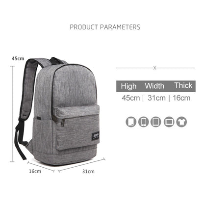 Universal Multi-Function Oxford Cloth Laptop Shoulders Bag Backpack with External USB Charging Port, Size: 45x31x16cm, For 15.6 inch and Below Macbook, Samsung, Lenovo, Sony, DELL Alienware, CHUWI, ASUS, HP(Blue) by buy2fix