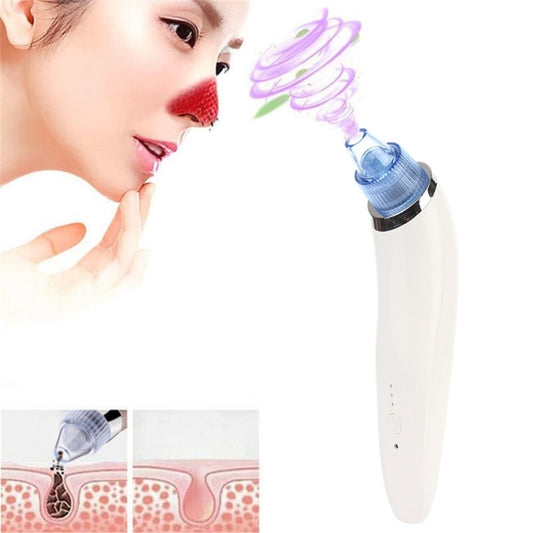 5W 1A Multi-function Blackhead Extractor Pore Cleanser with Four Probes (White) - Beauty Instrument by buy2fix | Online Shopping UK | buy2fix