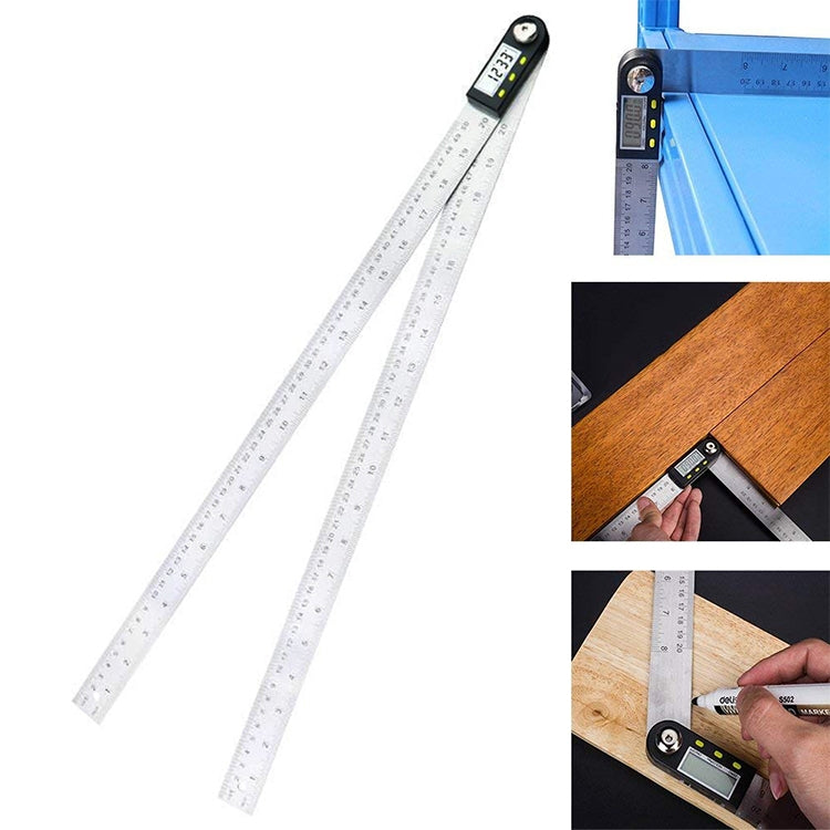 Digital Display Angle Finder Meter Protractor Goniometer Ruler, Measure Range: 500mm - Measuring Tools by buy2fix | Online Shopping UK | buy2fix
