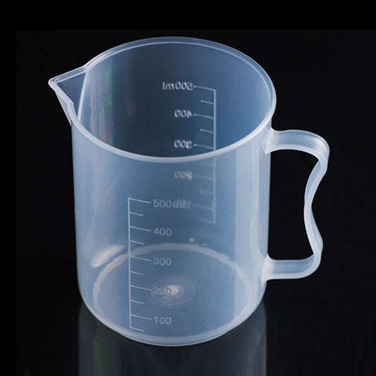 500ml PP Plastic Flask Digital Measuring Cup Cylinder Scale Measure Glass Lab Laboratory Tools(Transparent) - Gadgets by buy2fix | Online Shopping UK | buy2fix