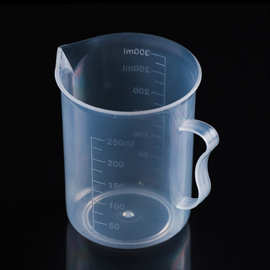 10 PCS 250ml Food Grade PP Plastic Flask Digital Measuring Cup Cylinder Scale Measure Glass Lab Laboratory Tools(Transparent) - Gadgets by buy2fix | Online Shopping UK | buy2fix