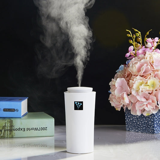 Small-3 2W Humidifier Moisture Meter Moisturizing Instrument with LED Night Light, Water Tank Capacity: 260ml(White) - Air Purifiers & Accessories by buy2fix | Online Shopping UK | buy2fix