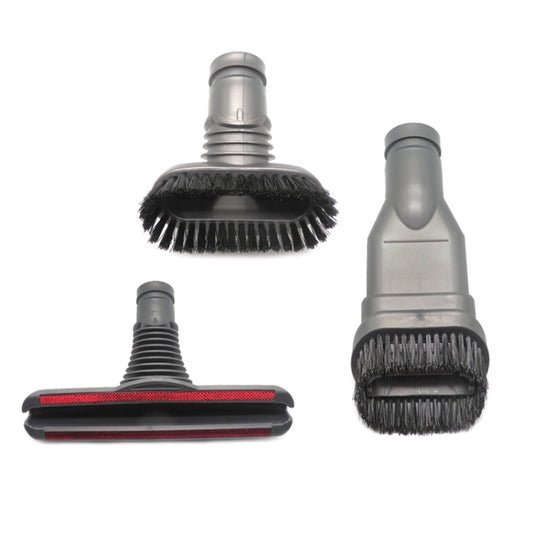 XD969 3 in 1 Round Brush + Stiff Brush + Bed Brush for Dyson Vacuum Cleaner - For Dyson Accessories by buy2fix | Online Shopping UK | buy2fix
