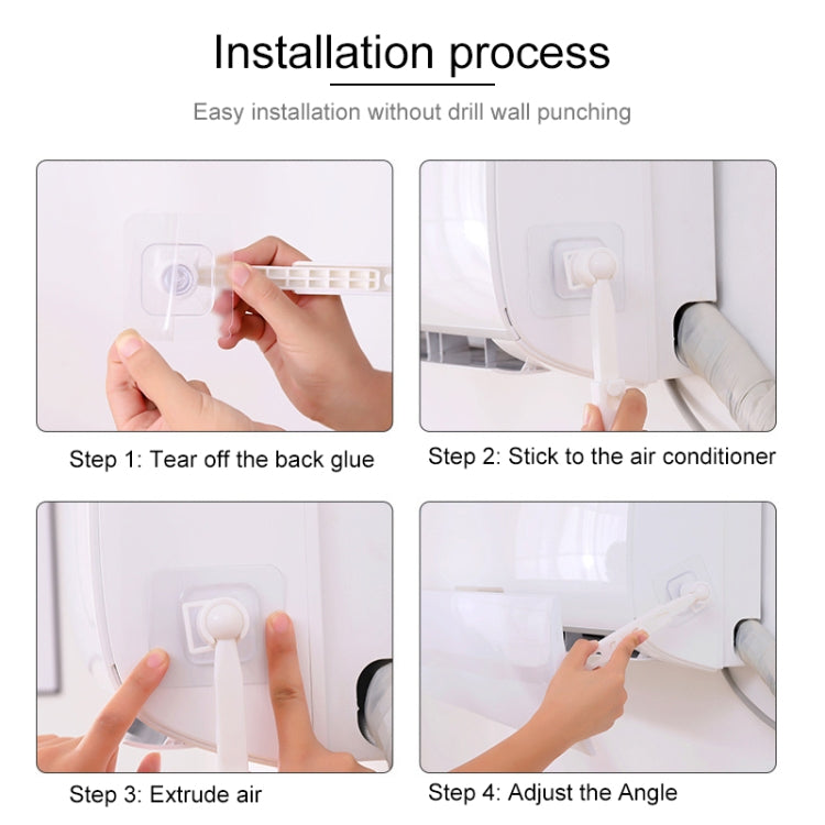 Air Conditioning Wind Deflector Shroud Bedroom Wall-Mounted Baby Universal Anti-Straight Blowing Air Conditioning Windshield(White) - Air Conditioning & Accessories by buy2fix | Online Shopping UK | buy2fix