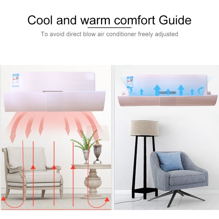 Air Conditioning Wind Deflector Shroud Bedroom Wall-Mounted Baby Universal Anti-Straight Blowing Air Conditioning Windshield(White) - Air Conditioning & Accessories by buy2fix | Online Shopping UK | buy2fix