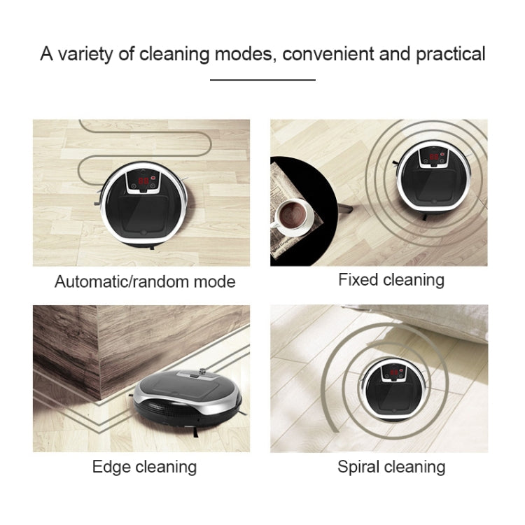 FD-3RSW(IIB)CS 1000Pa Large Suction Smart Household Vacuum Cleaner Clean Robot by buy2fix