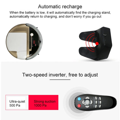 FD-3RSW(IIC)CS 1000Pa Large Suction Smart Household Vacuum Cleaner Clean Robot by buy2fix