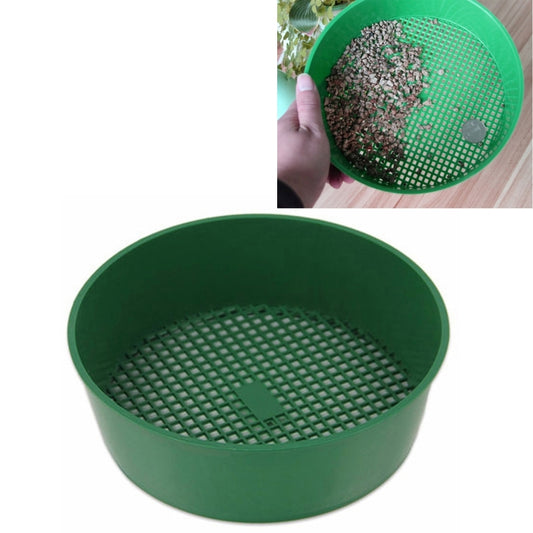 Plastic Mesh Sieve Soil Sieve PE Plastic Net Glasses of Gardening Tools Gardening Supplies, Sieve Diameter: 3 x 3.5mm - Garden Hand Tools by buy2fix | Online Shopping UK | buy2fix