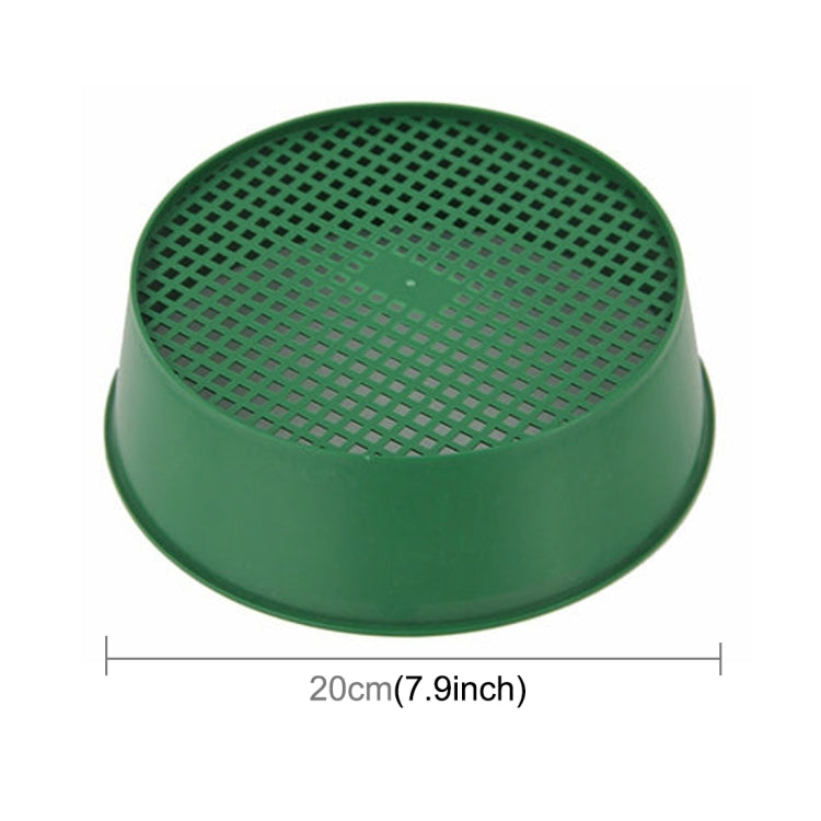 Plastic Mesh Sieve Soil Sieve PE Plastic Net Glasses of Gardening Tools Gardening Supplies, Sieve Diameter: 3 x 3.5mm - Garden Hand Tools by buy2fix | Online Shopping UK | buy2fix