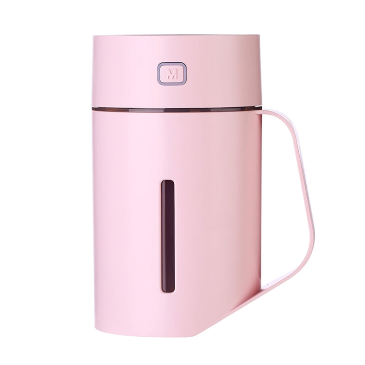 ML-S2 Water Cup Shape Intelligent Mute LED Night Light Atomized Humidifier Air humidification Machine(Pink) - Air Purifiers & Accessories by buy2fix | Online Shopping UK | buy2fix