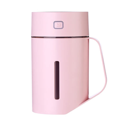 ML-S2 Water Cup Shape Intelligent Mute LED Night Light Atomized Humidifier Air humidification Machine(Pink) - Air Purifiers & Accessories by buy2fix | Online Shopping UK | buy2fix