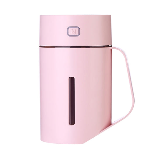 ML-S2 Water Cup Shape Intelligent Mute LED Night Light Atomized Humidifier Air humidification Machine(Pink) - Air Purifiers & Accessories by buy2fix | Online Shopping UK | buy2fix