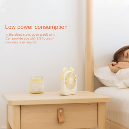 WT-F14 1200 mAh Deer Shape Mini Portable Fan with 3 Speed Control(Blue) by buy2fix