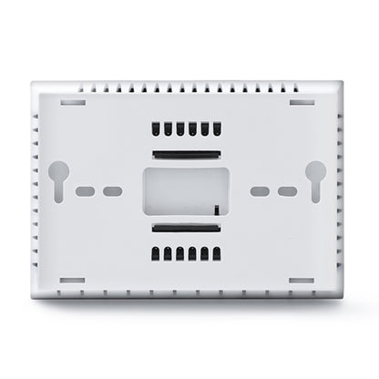 BHP-8000-WIFI-W 3H2C Smart Home Heat Pump Round Room Mirror Housing Thermostat with Adapter Plate & WiFi, AC 24V(White) - Thermostat & Thermometer by buy2fix | Online Shopping UK | buy2fix
