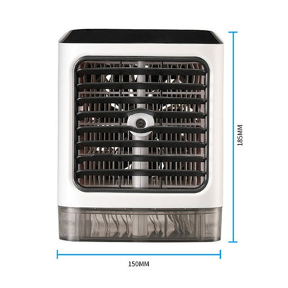 Mini Desktop Cooling Fan Humidifier Air Conditioning Fan Moisturizing Spray Fan(White) by buy2fix