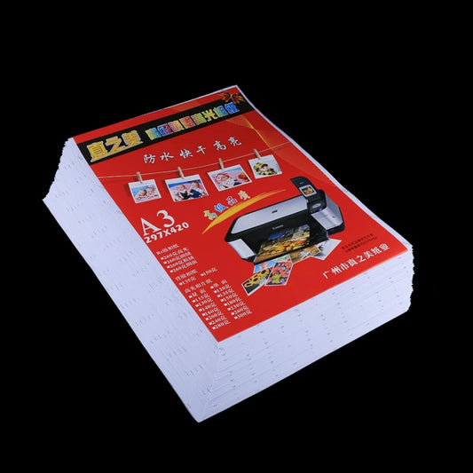 50 Sheets 11.7 x 16.5 inch A3 Waterproof Glossy Photo Paper for Inkjet Printers -  by buy2fix | Online Shopping UK | buy2fix